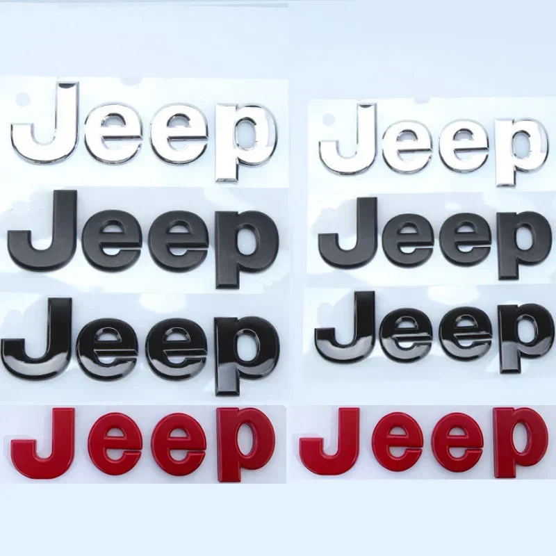 Для Cherokee Wrangler Renegade Compass JK Patriot автомобильный передний капот эмблема кузова боковая задняя наклейка на багажник значок