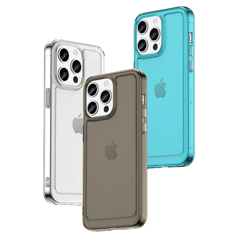 50pcs Candy Color Case For IPHONE 16 15 14 Plus 13 12 11 Pro XR XS Max 6s 7 8 SE2 SE3 Smooth Soft TPU Protective Case Cover