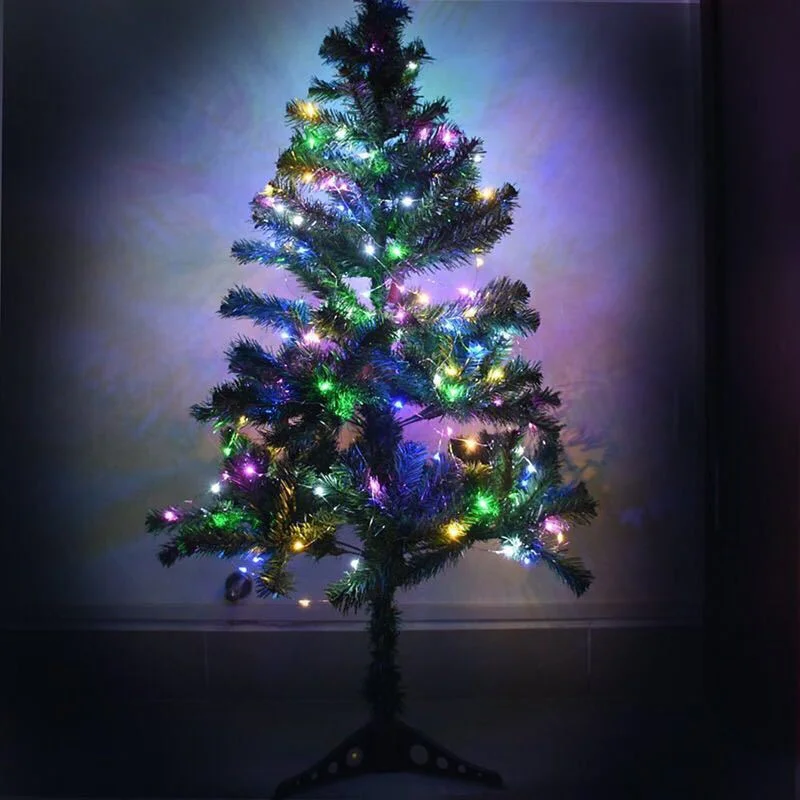 Outdoor Copper Wire LED String Lights 8 Modes Lighting Fairy Light Decor Wedding Garden Room Xmas Halloween Decorations for Home