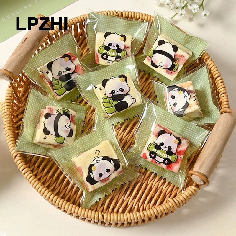 

LPZHI 100Pcs Cookies Packaging Self Adhesive Bags Home Handmade Candy Chocolate Bracelets Necklaces Earrings Decoration Favors