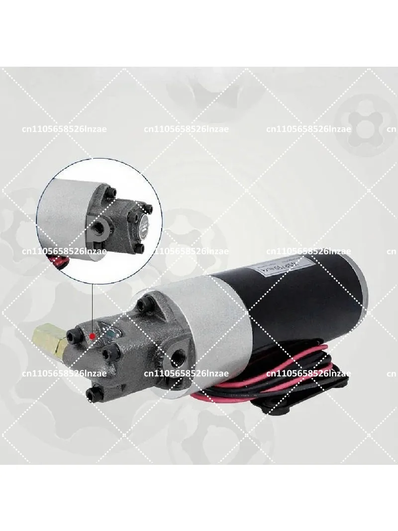 12V/24V DC Diesel Oil Pump Electric Hydraulic Micro Gear Pump for Oil Transfer AC 220V Compatible
