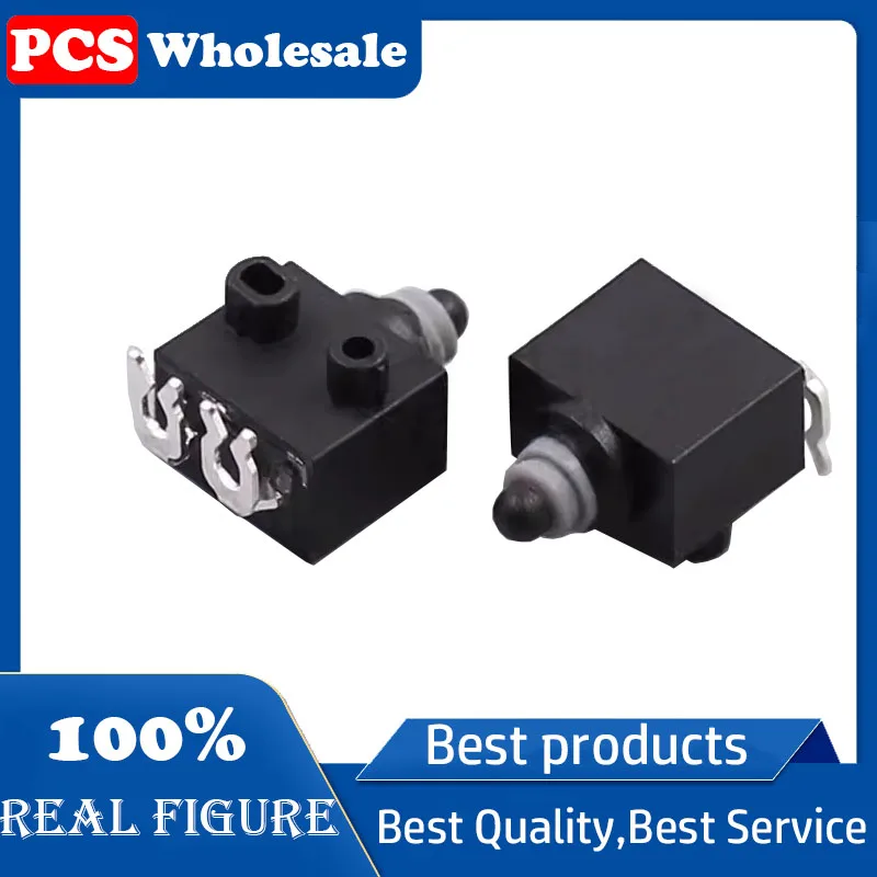 KW1-1B-5E welding wire type small waterproof microswitch handlesless two-pin travel reset switch pin horizontal