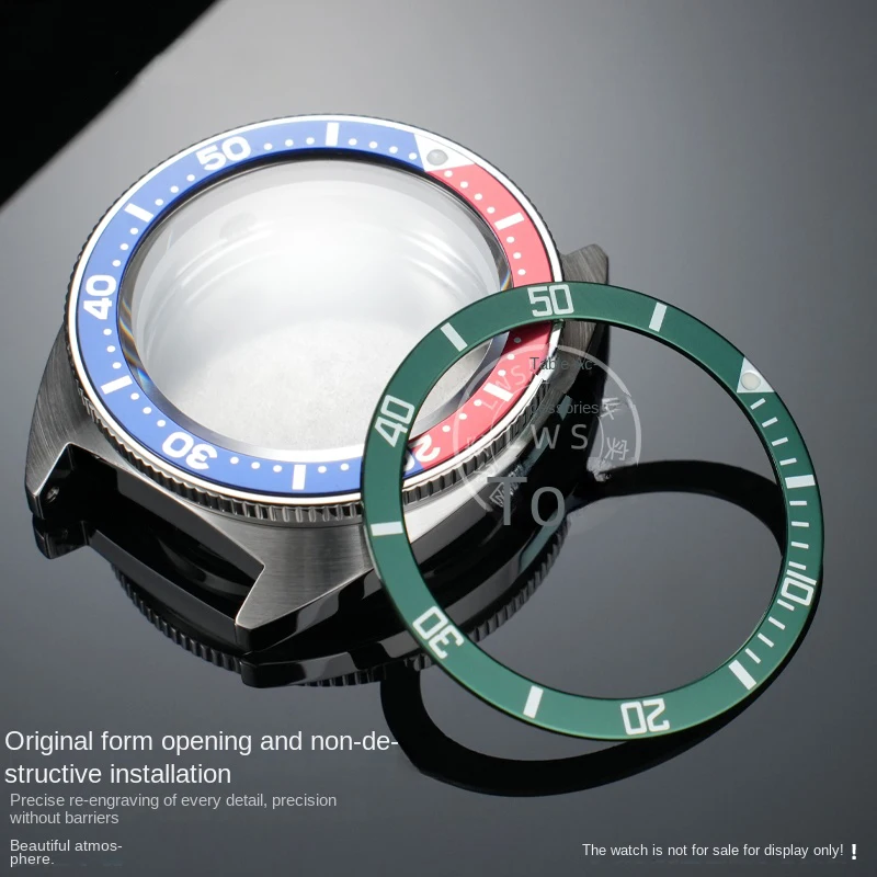 SKX007 Bezel Insert 38mm Aluminium Ring seiko Sport 5 SKX flat bezel SRPD Man Watch Cases Turtle Replace Parts,Size 38mm*31.5mm view 3