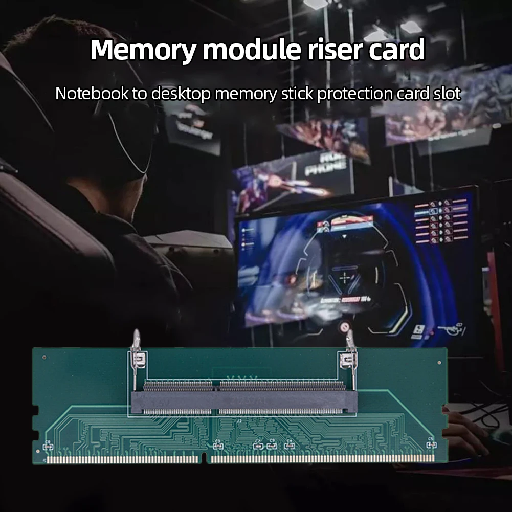 Adapter pamięci SO-DIMM do PC, złącze DDR3 DDR4, karta pamięci z laptopa na komputer stacjonarny, 1/2/3 sztuki