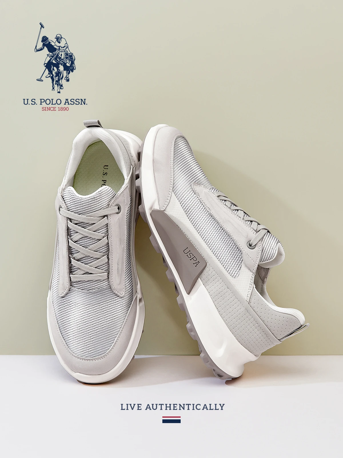 USPA Zapatos para correr al aire libre para primavera y verano, cómodos, ligeros, transpirables, de malla, para escalada, con suela suave para hombre