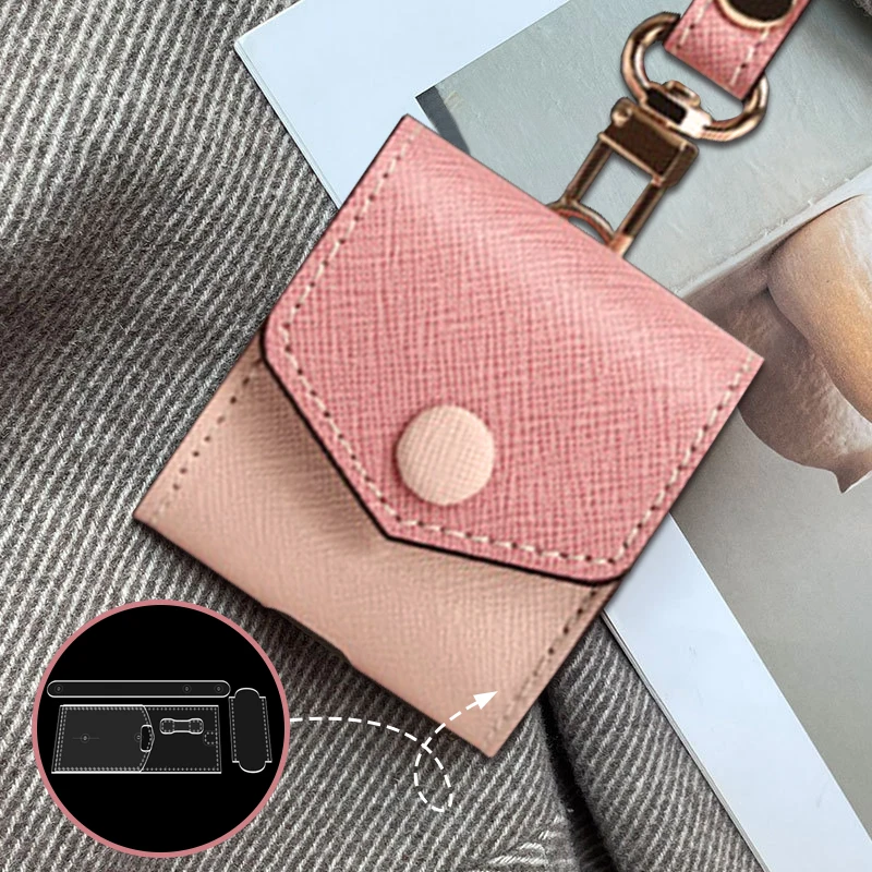 YOMDID 5PCS Handcraft Leather Acrylic Template Headphone Organizer Bag Stencil DIY Wallet Making Mold Leather Craft Supplies view 3