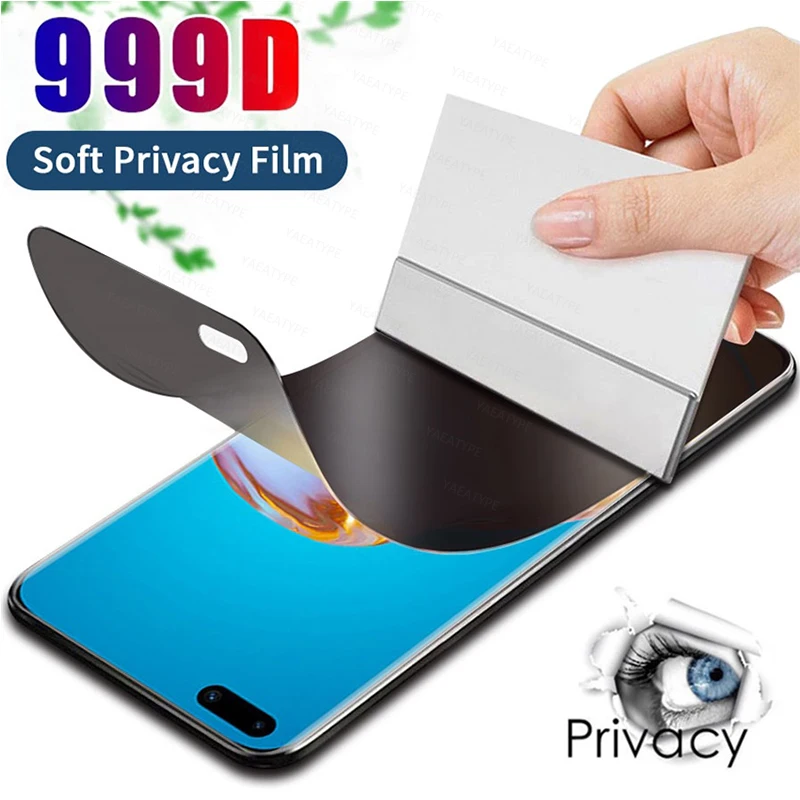 Privacy Hydrogel Film For Xiaomi 12x 13 14 Lite 12S Ultra Civi 4 3 2 Redmi Note 13 Pro Plus Phone Screen Protctors