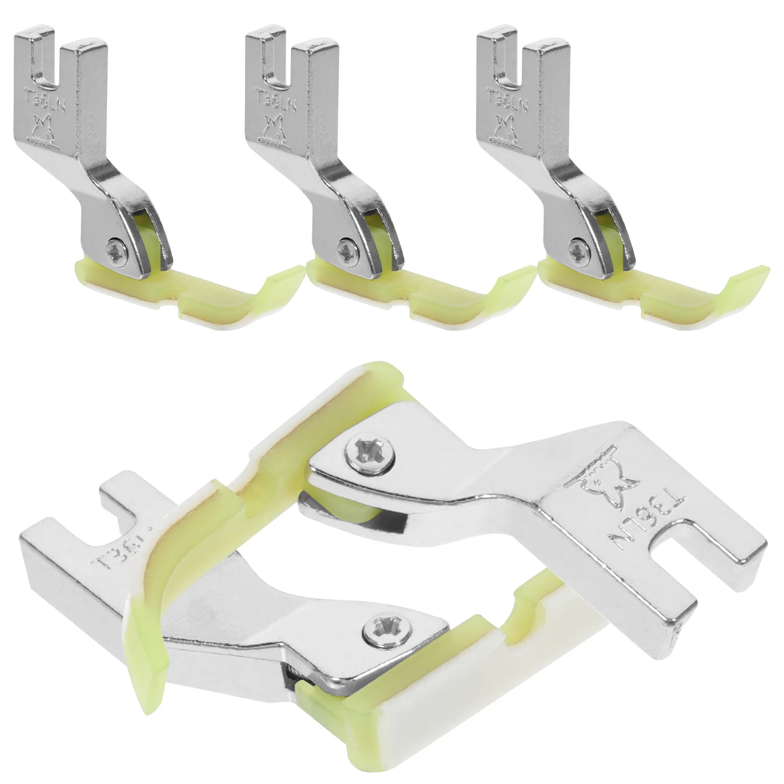 5 قطعة ماكينة خياطة أقدام الضغط قوي دليل جانب واحد سهل التركيب للأقمشة الخفيفة ماكينة خياطة صناعية مناسبة عالمية #2