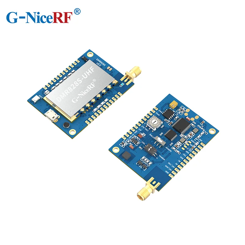 NiceRF | 2 Sets DMR828S All-In-One 2W High Power DMR Tier II Radio Walkie Talkie Module With Moto AMBE++ Long Range
