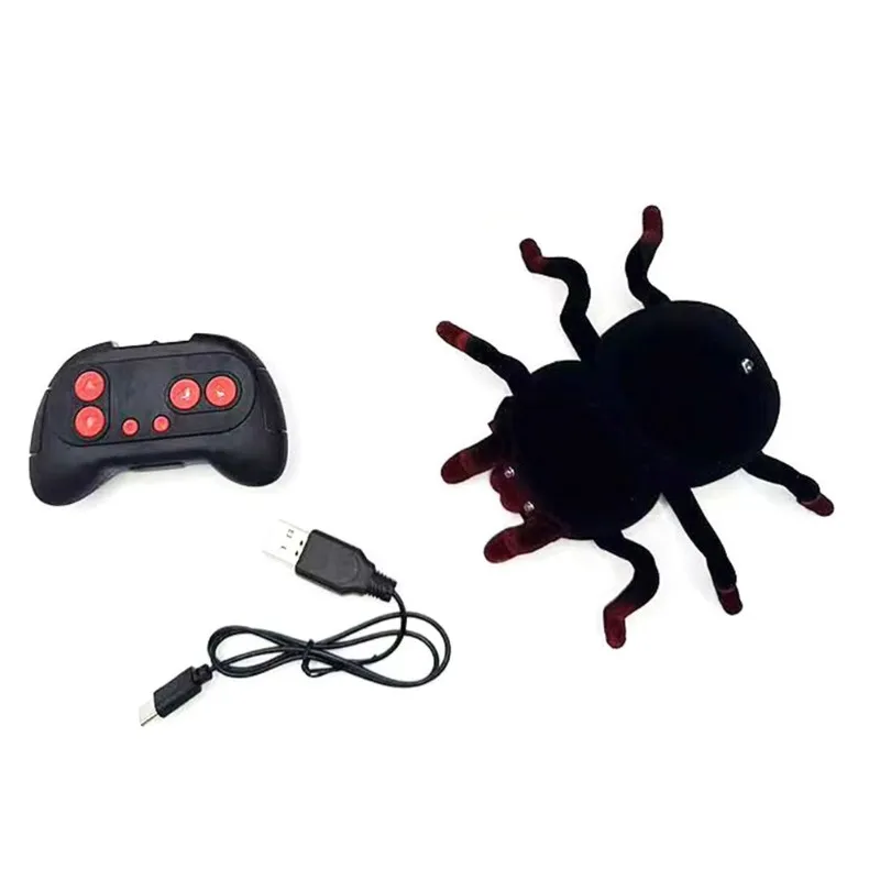 RC 타란툴라 벽 크롤러, 충전식 벽 등반 거미, 3세 이상 남아 및 여아용-Y44A