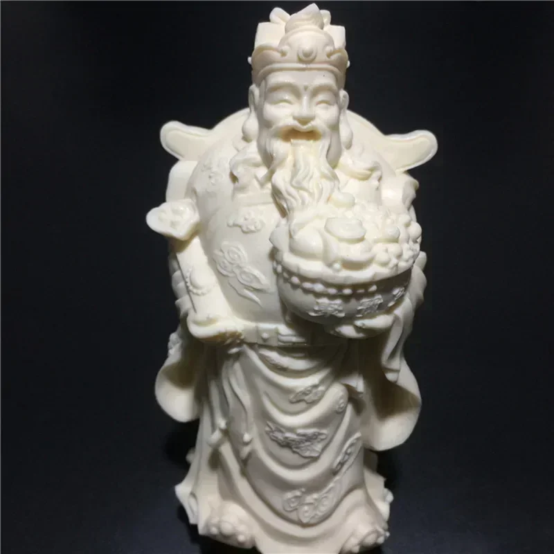 Chinese style Buddha statue God of Wealth statue Lucky cornucopia, god of wealth Home living room decorations Office statue