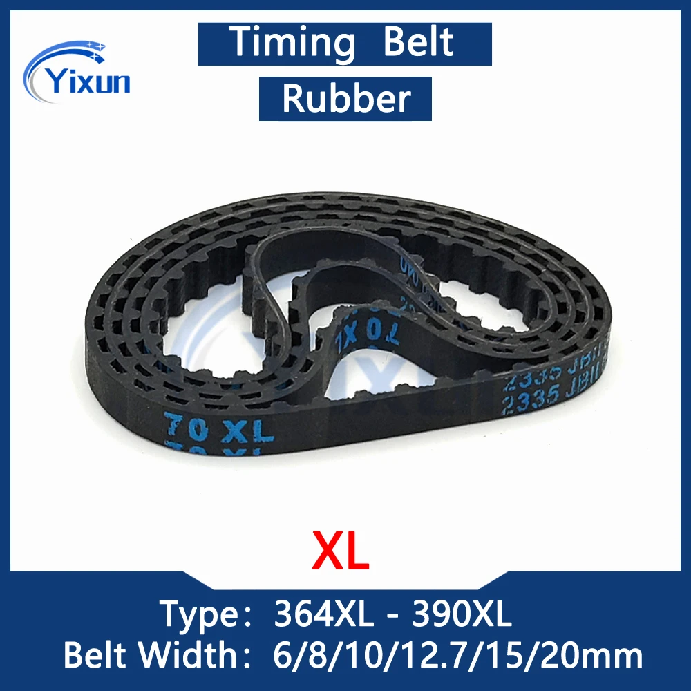 

XL Loop Timing Belt 364XL 366XL 368XL 370XL 372XL 374XL 376XL 378XL 380XL 382XL 384XL 386XL 388XL 390XL Width 6-20mm Drive Belt