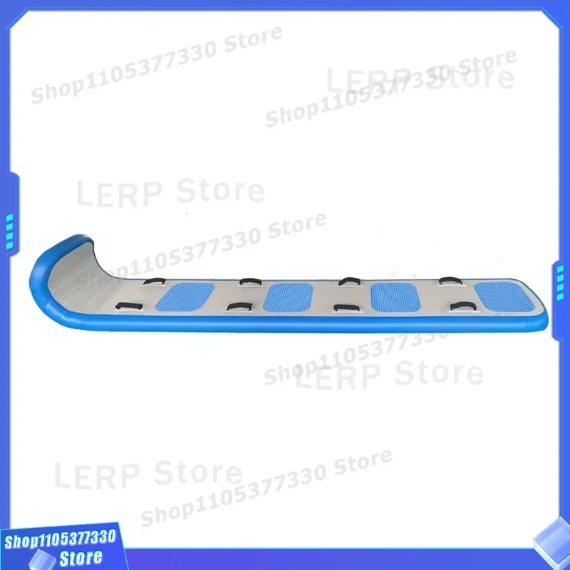 PVC Inflatable Snow Tube Sleigh for Kids and Adults Winter Sports Hard Bottom Skiing Mobile Sled Outdoor Snow Play Toys