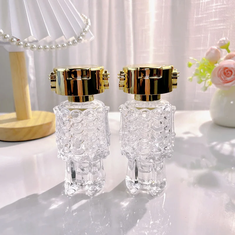 

5pcs/lot 50ml Clear Glass Perfume Bottles Empty Refillable Spray Bottle Cosmetic Sprayer Bottl