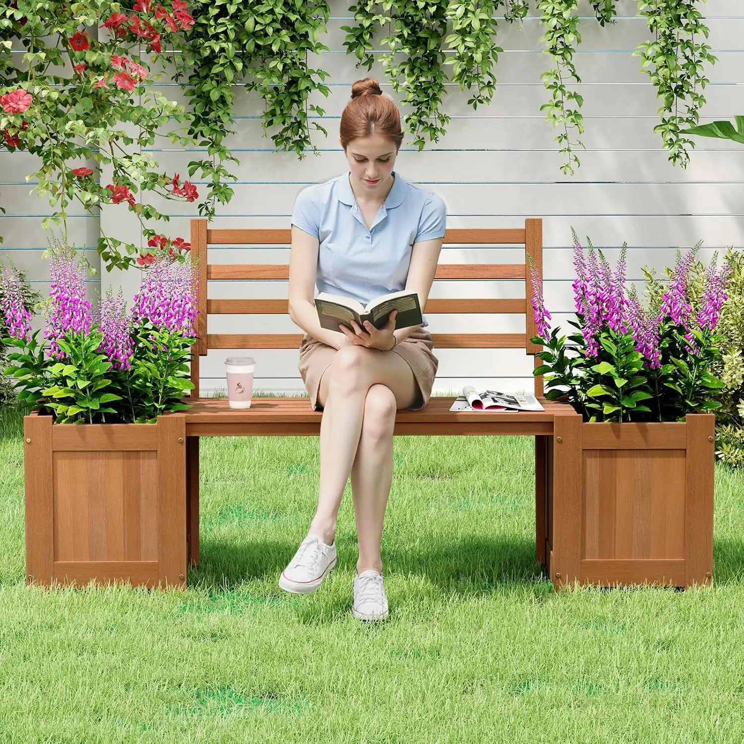 Outdoor Bench With Backrest Co - đánh giá và giá Outdoor Furniture Oil