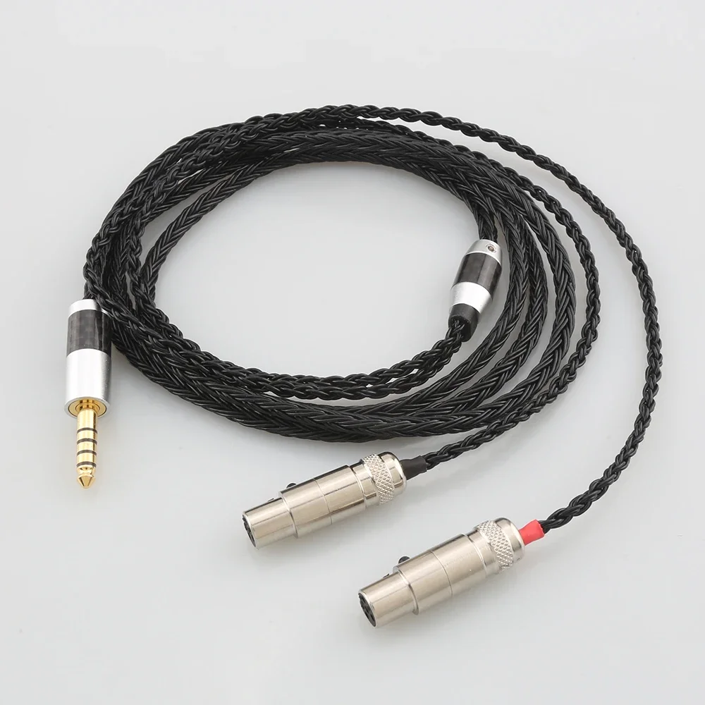 HIFI 16 Core 7N OCC 4.4mm XLR 4PIN سماعة كابل ل Audeze LCD-3 LCD-2 LCD-X LCD-XC LCD-4z LCD-MX4 LCD-GX