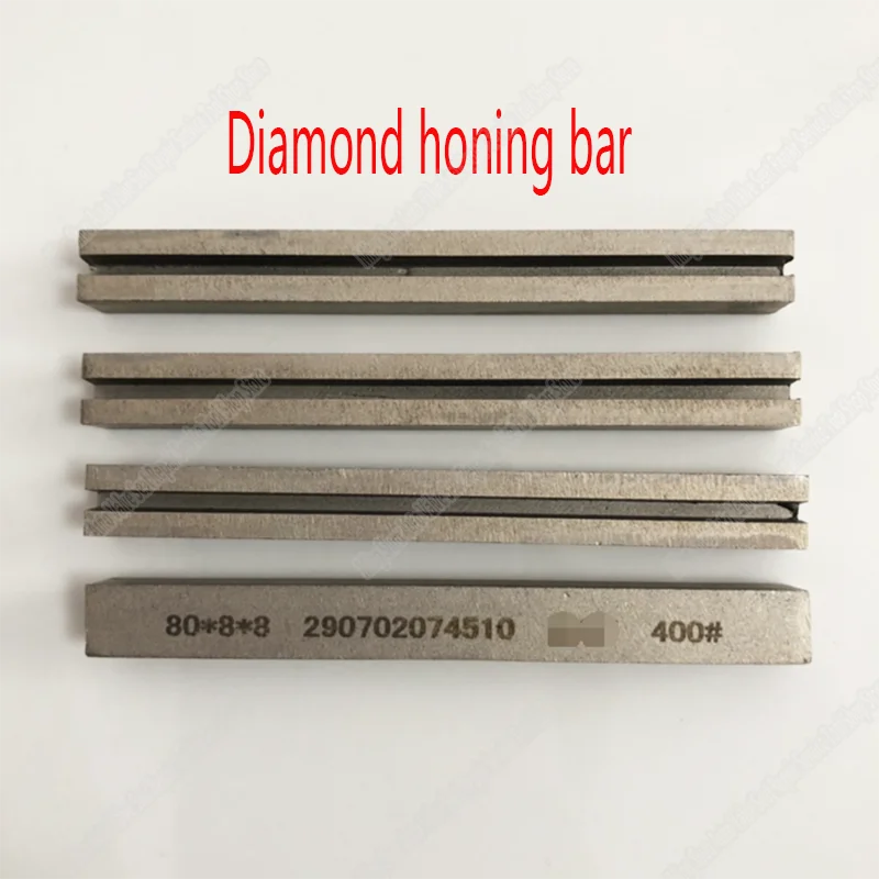 4pcs 80x8x8 CBN Diamond Honing Stones For Honing Mandrel Cylinder Head Rebuild And Repair 80#/400#