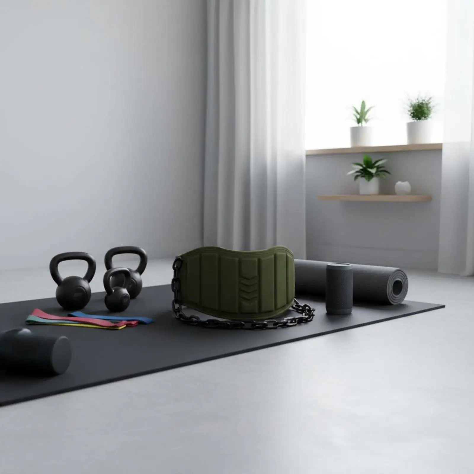 Training Weight Belt Versatile Resistance Belt Fitness Gym Strap for Tricep Dips and Strength Development