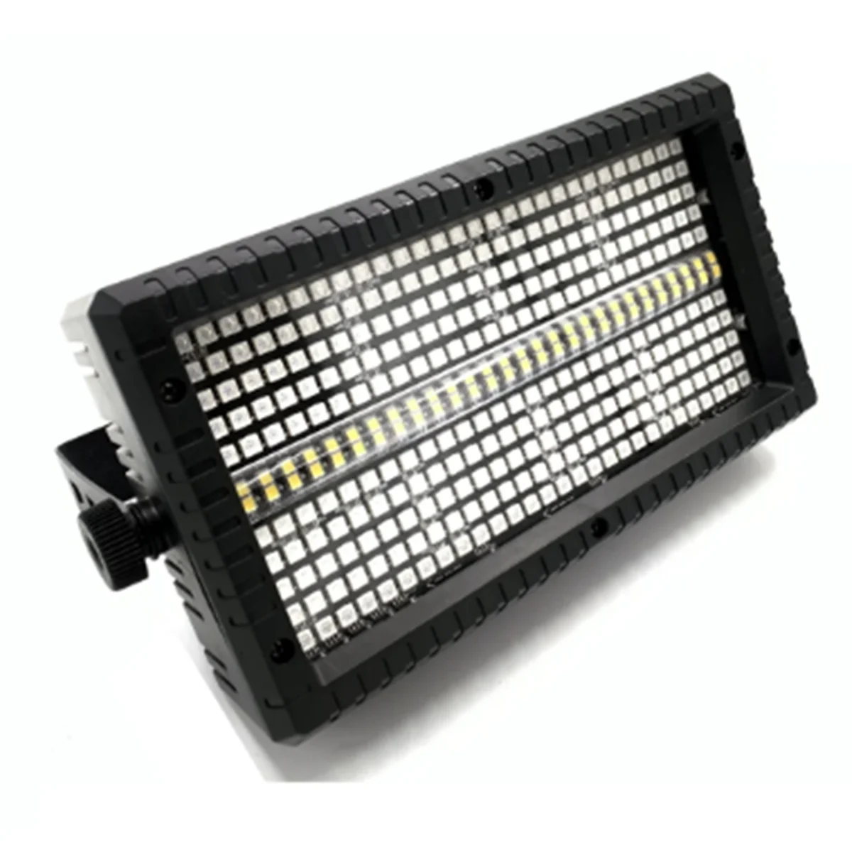 Estroboscópico LED Mni RGB 3 en 1, barra estroboscópica de 60W, 8 particiones + blanco, 8000K, 4 particiones, DMX, súper brillante, Dj, escenario, enchufe de la UE