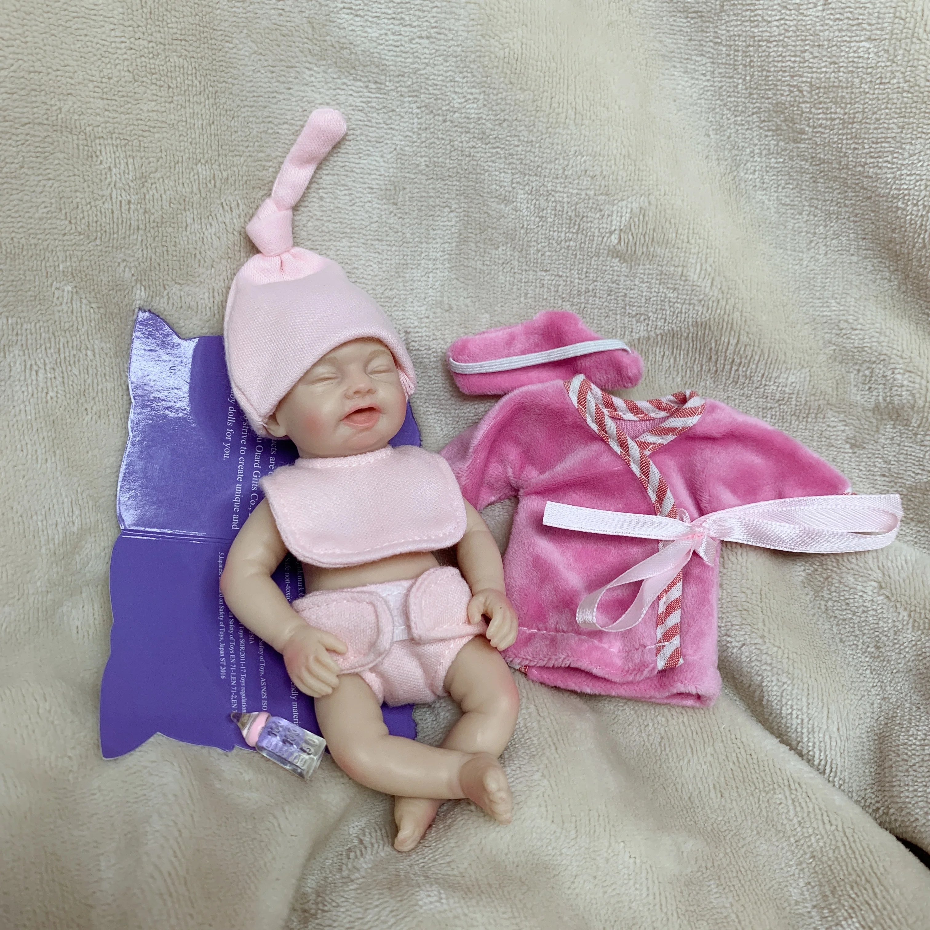 ตุ๊กตาซัคเซีย ขนาด 6 นิ้ว เหมือนจริง ทารกแรกเกิด ผู้หญิง ทำมือ ผิวสัมผัสนุ่ม ทำจากซิลิโคน สำหรับเป็นของขวัญวันเกิด