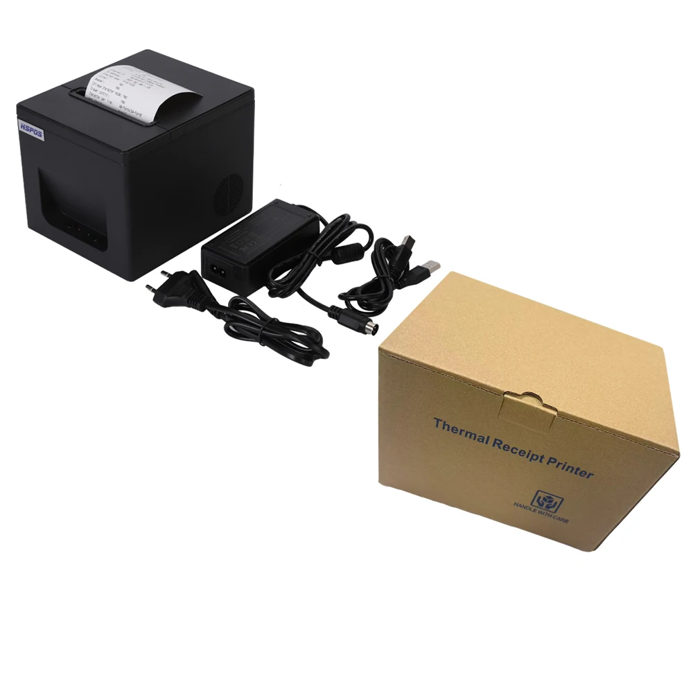 الجملة سرعة سريعة 3 بوصة 80 مللي متر طابعة إيصالات حرارية POS USB LAN أندرويد طابعة حرارية للمطعم