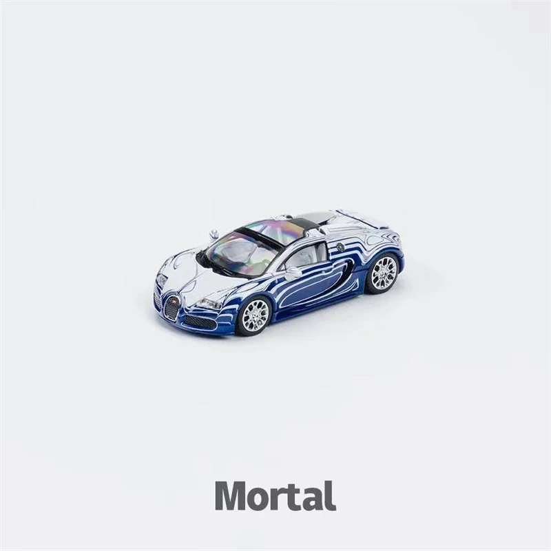 Mortal 1:64  Bugatti Ceramic Dragon black Blue white limited500  Diecast Model Car