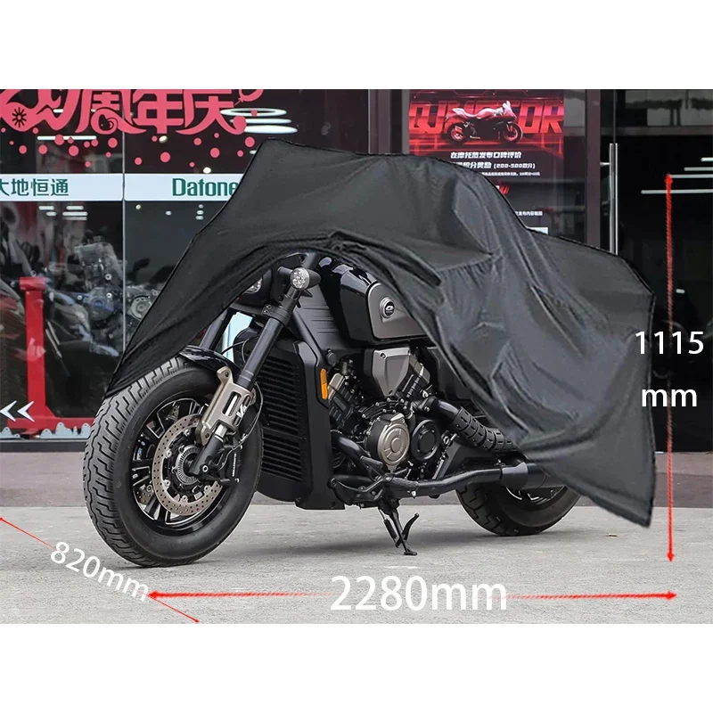 For QJMOTOR Flash 600 motorcycle cover Full car Sun protection dust no ear thickened Oxford cloth rain cover Motorcycle