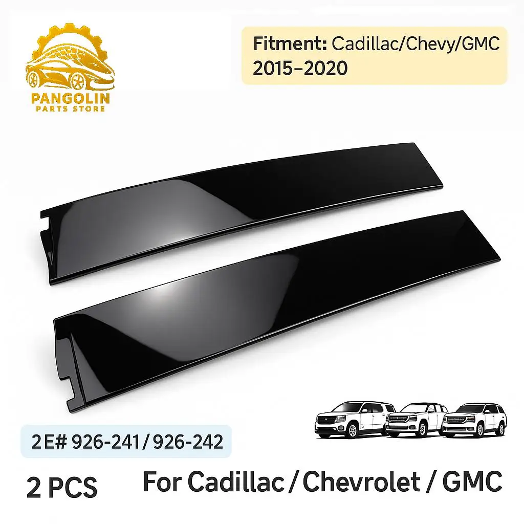 

Хромированная накладка на дверную стойку 926-241 926-242 для Cadillac Chevy 2015–2020 гг., сменные аксессуары для внешней дверной панели