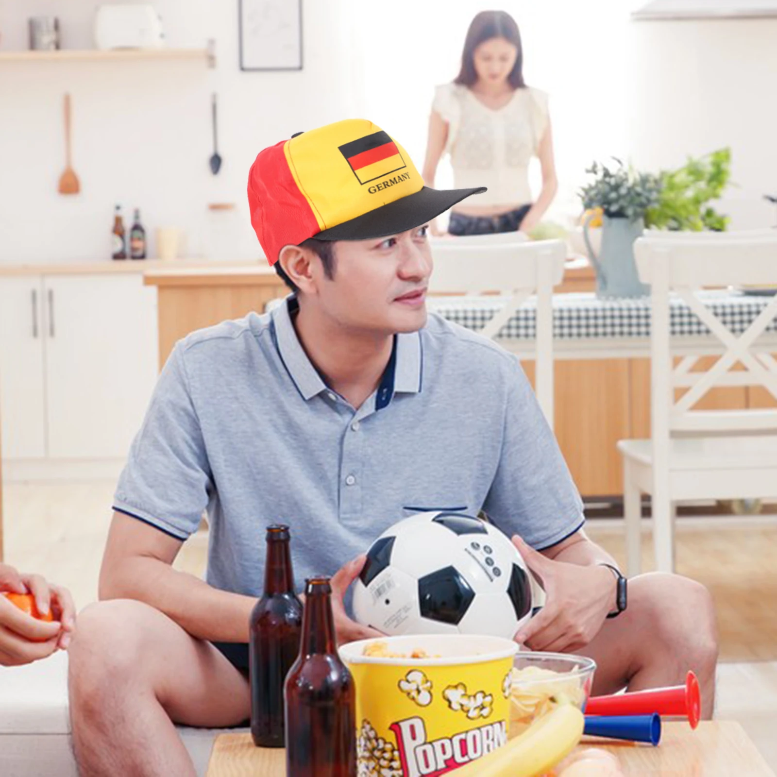 

Hat Football Soccer Competition Caps Props Worldwide Game Hats for Men