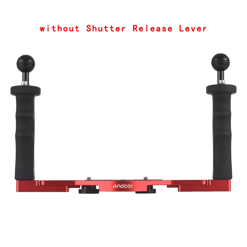 Andoer Dual-Handle-Kamera Tauch gerät Unterwasser stabilisator Kamera Tauch gehäuse Halterung für Gopro Canon Sony Nikon DSLR-Kamera