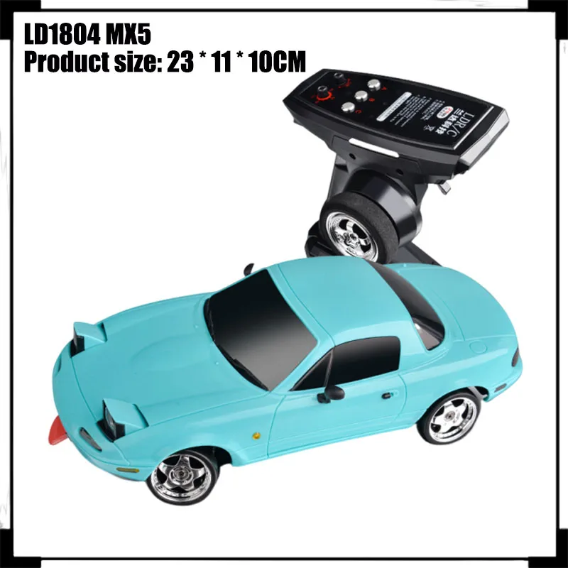 

Новый радиоуправляемый автомобиль Ld1804 Mx5, высокоскоростной дрифт-гироскоп, пульт дистанционного управления, флип-свет, игрушка для мальчиков, автомобиль с дистанционным управлением, праздничный подарок
