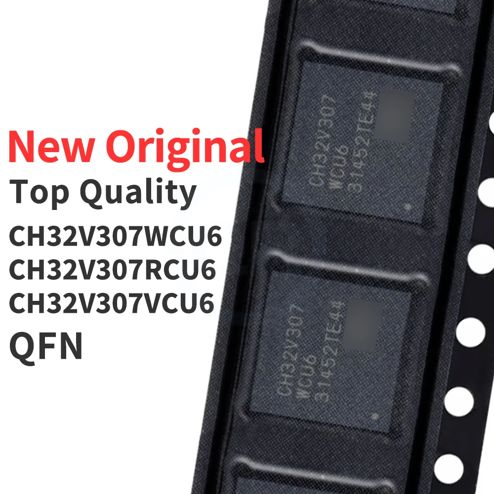 (1 Piece) CH32V307WCU6 CH32V307RCU6 CH32V307VCU6 QFN New Original