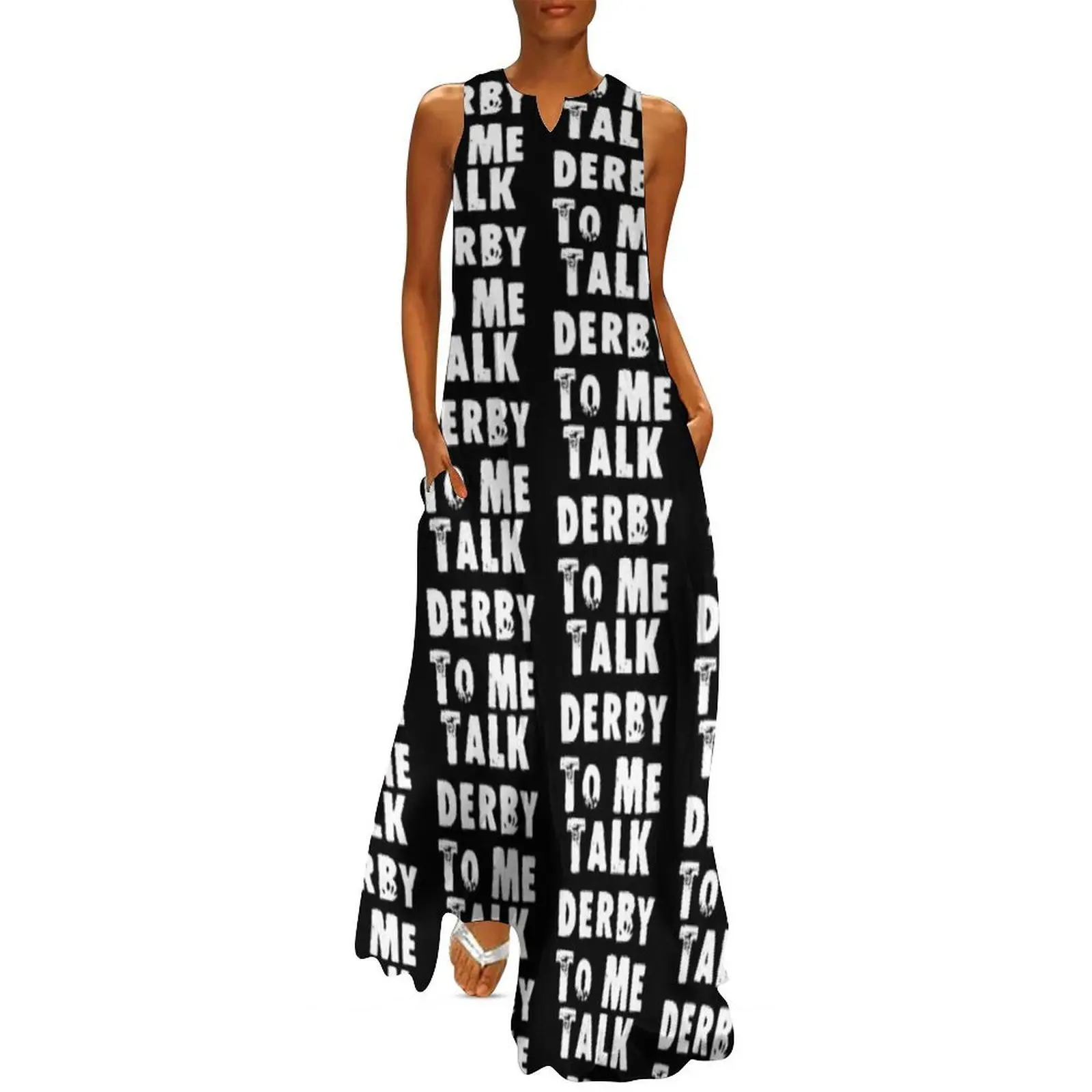

Talk Derby To Me Long Dress dresses ladies 2025 summer women's summer clothing 2025 Beachwear summer dresses for women 2025