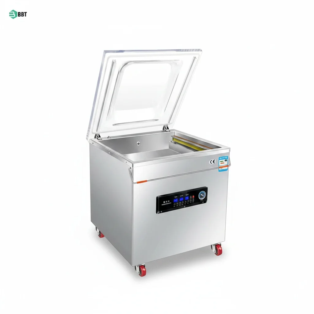 

Automatic Vacuum Food Saver Machine With One Touch Operation And Led Indicator Perfect For Meal Prep And Bulk Food Storage