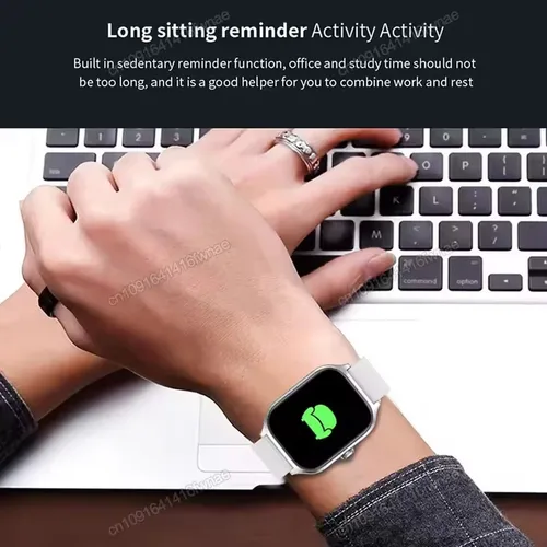 Imagen 2 del producto 2026 nuevo reloj inteligente para Android IOS pantalla a Color de 2,01 pulgadas Bluetooth llamada oxígeno en sangre/monitoreo de presión reloj inteligente mujeres hombres