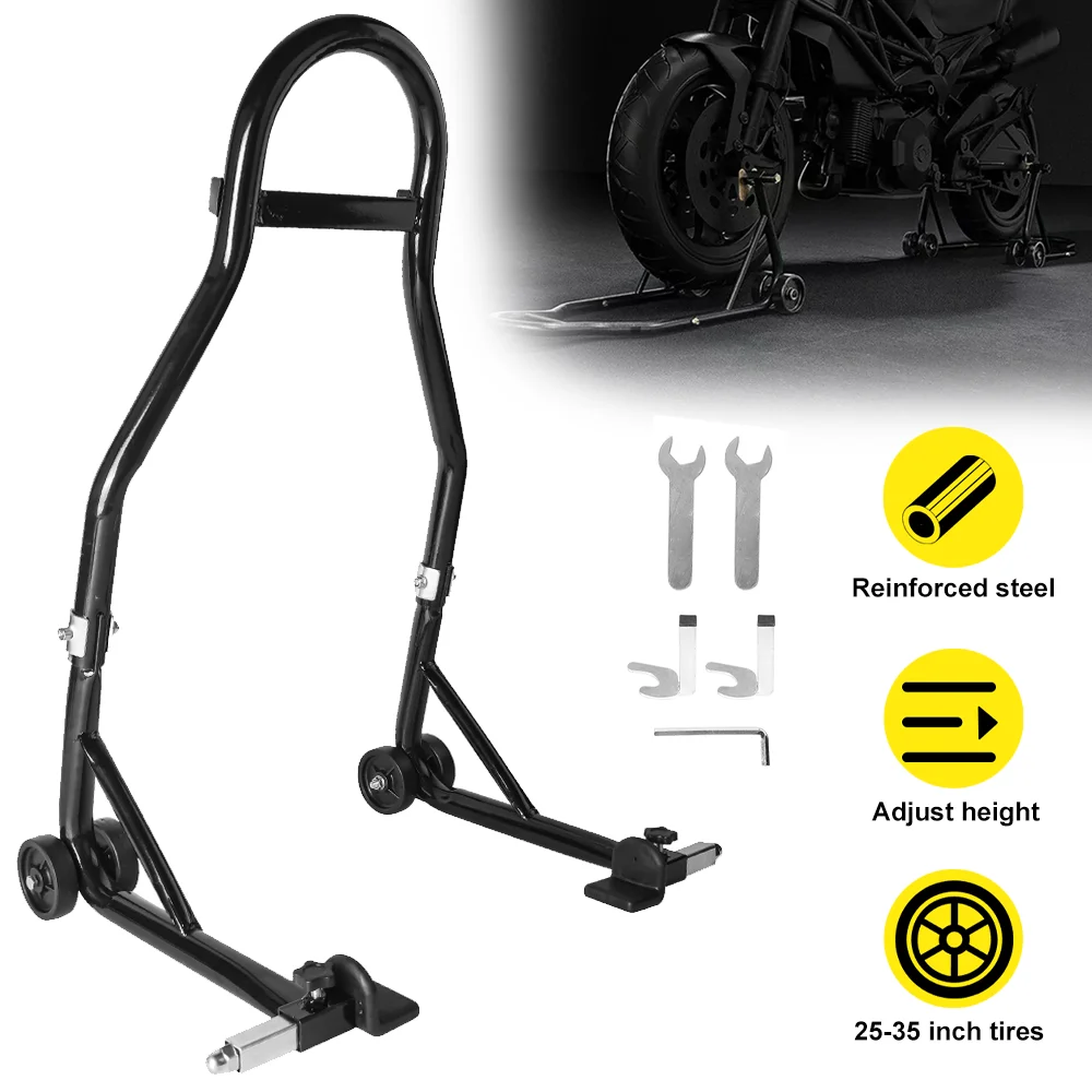 Support de roue arrière complet pour moto, Support de roue avant et arrière, Support combiné, cadre de Support de roue automatique, outil de réparation de pneus