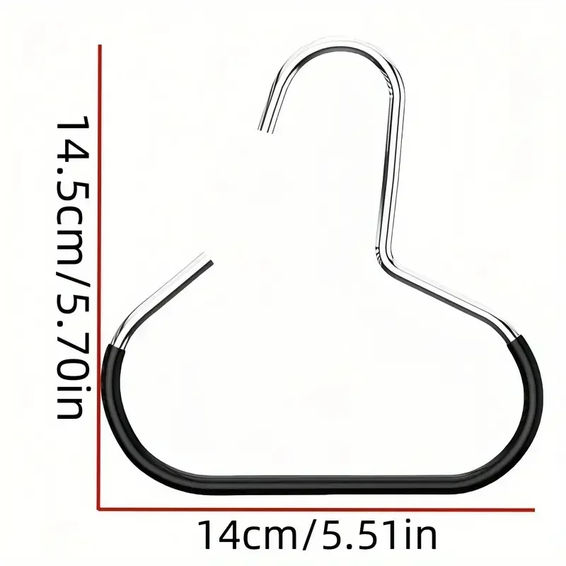 5/10pcs Baseball Cap Hat Rack Organizer Stainless Steel Hat Hanger Hanging Holder Non-Slip Wall Mount Hook Organizer for Caps