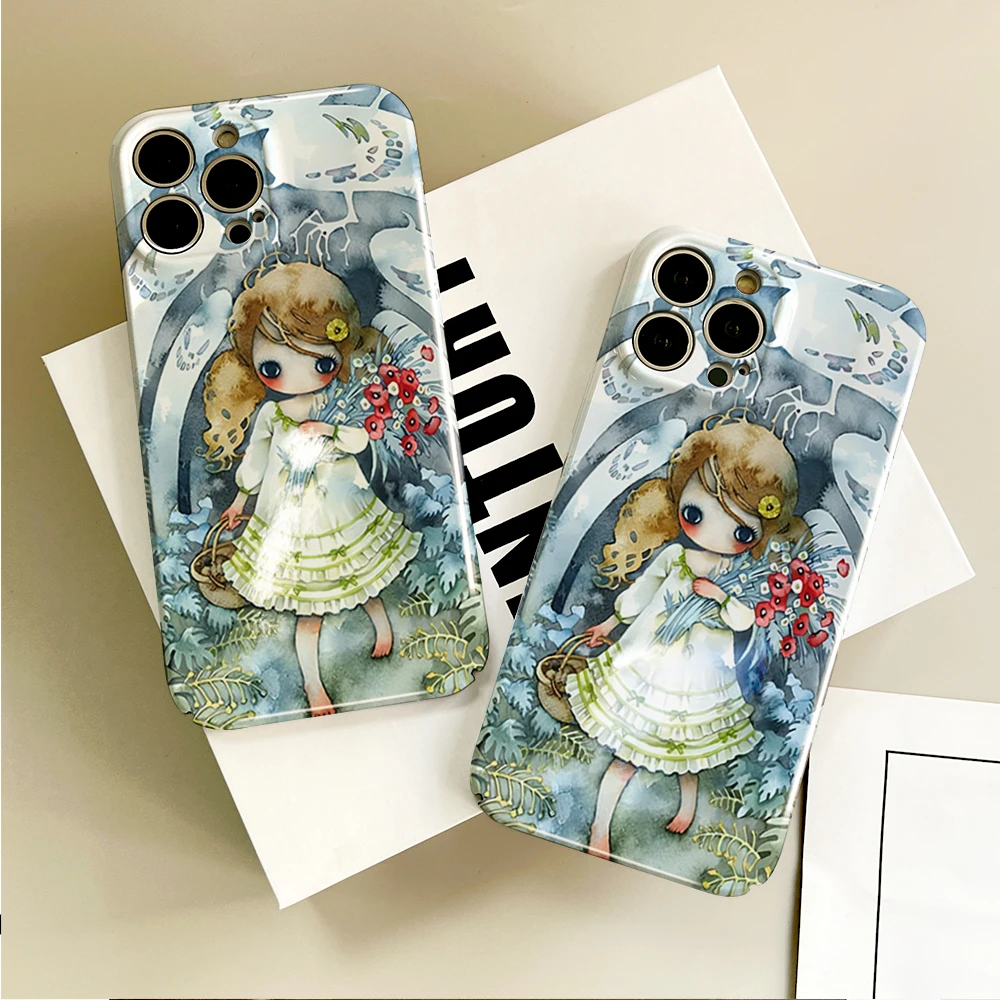 Anime Luxury Selling Aya Takano Phone Case Suitable For IPHONE 15 14 12 11 7PRO MAX 13 PRO PLUS Acrylic Hard Phone Case