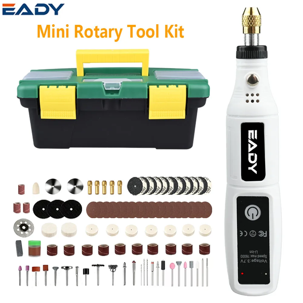 EADY  Cordless Electric Rotary Tool, USB Rechargeable, for Metal Carving, Jewelry Making, Acrylic Sanding, Wood Engraving, Home