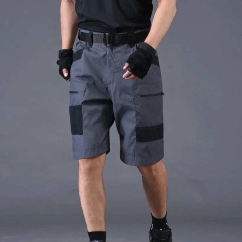 Camouflage Shorts Mens Summer Quick Drying Multiple Pockets Military Pants Outdoor Hiking Fishing Thin Shorts Male Jogger