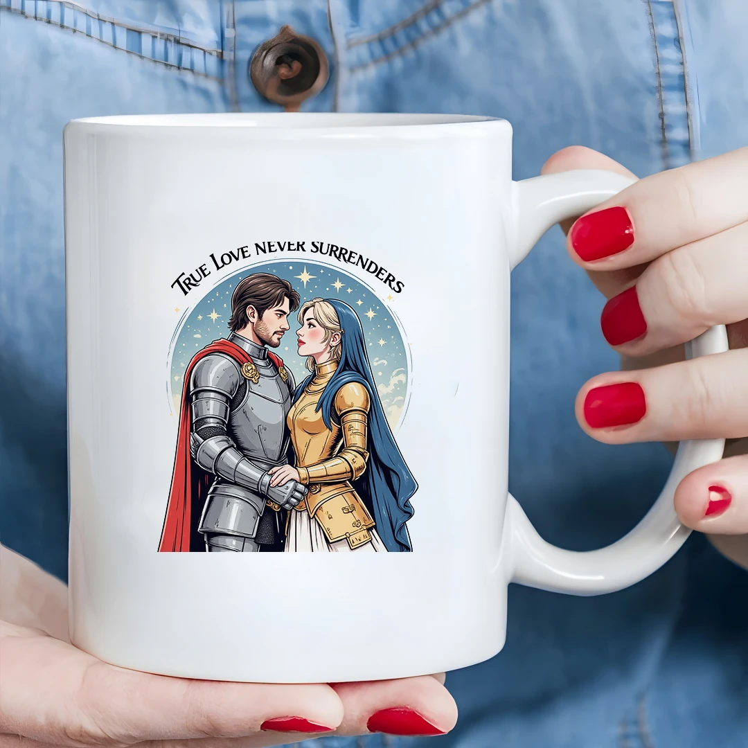 

11oz Medieval Style Cup + True Love Never Fails + Christmas Couples Cup + Romantic Couples Gift