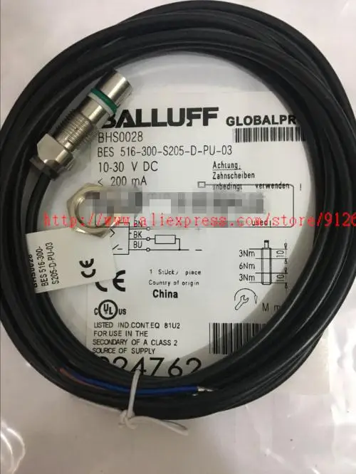 

BES 516-300-S205-D-PU-03 BHS0028 Proximity Switch Sensor New High Quality