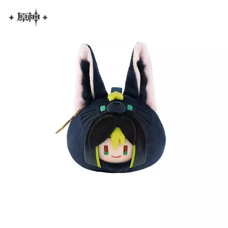 Official Genshin Impact Kunikuzushi Wanderer Cyno Xiao Diluc Yae Miko Doll Toy Stuffed Plushie Game Cosplay Kids Gift Cute