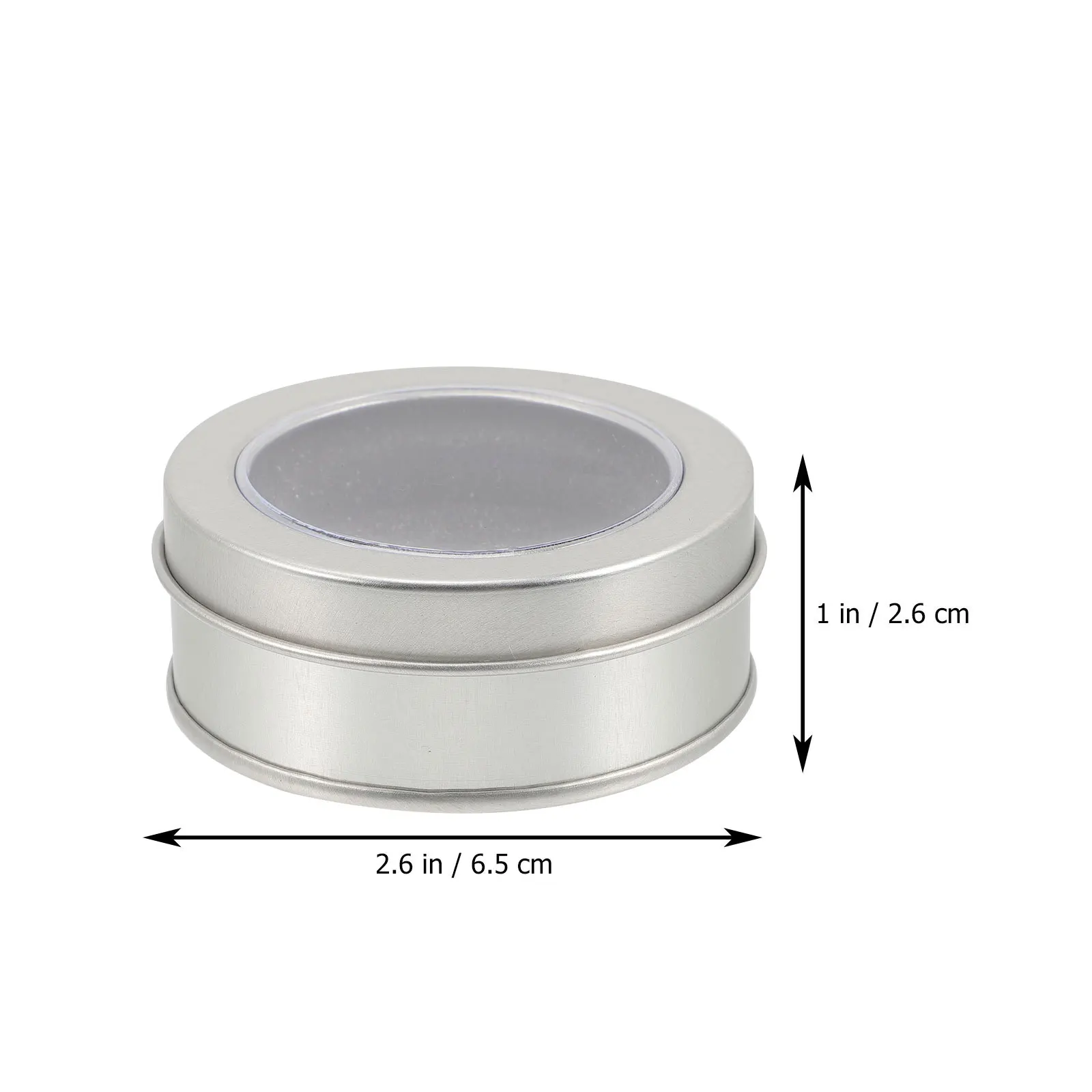 3pcs Holder Single Coin Case Coin Storage Box Dust Resistant Transparent Capsule For Commemorative Coins Tinplate Display