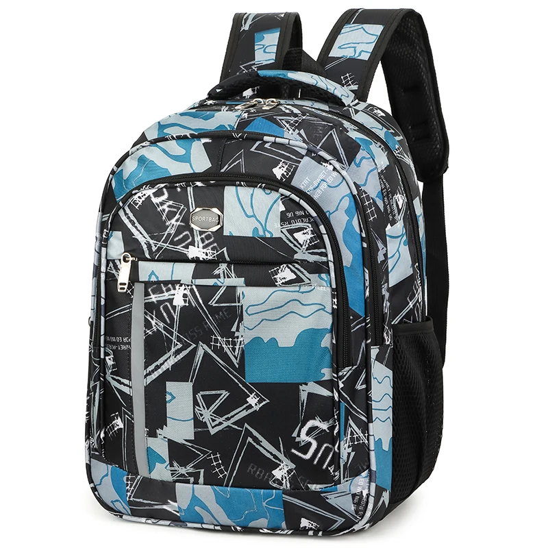 Leisure backpack, fashionable, lightweight, waterproof, travel laptop backpack, large capacity, wear-resistant student backpack