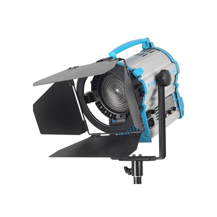 Yidoblo led focusable spotlight F3500BI wth fresnel light lens 2800-9990K daylight balanced