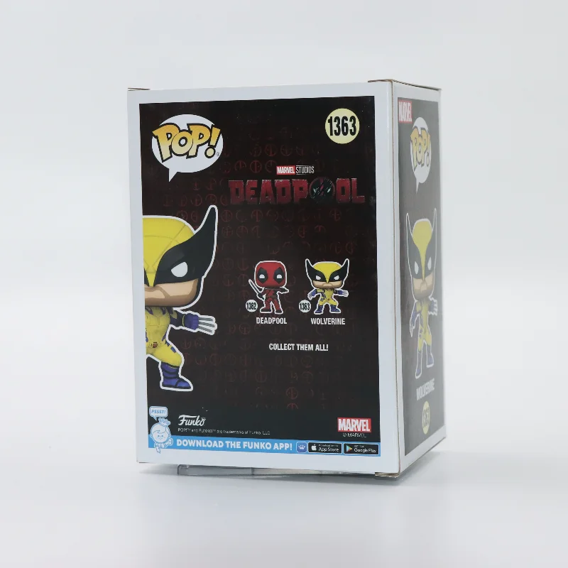 Original Funko Pop Deadpool Wolverine Bobblehead # 1363 Figura de acción Modelo de juguete Edición limitada Figura de vinilo Regalo para niños