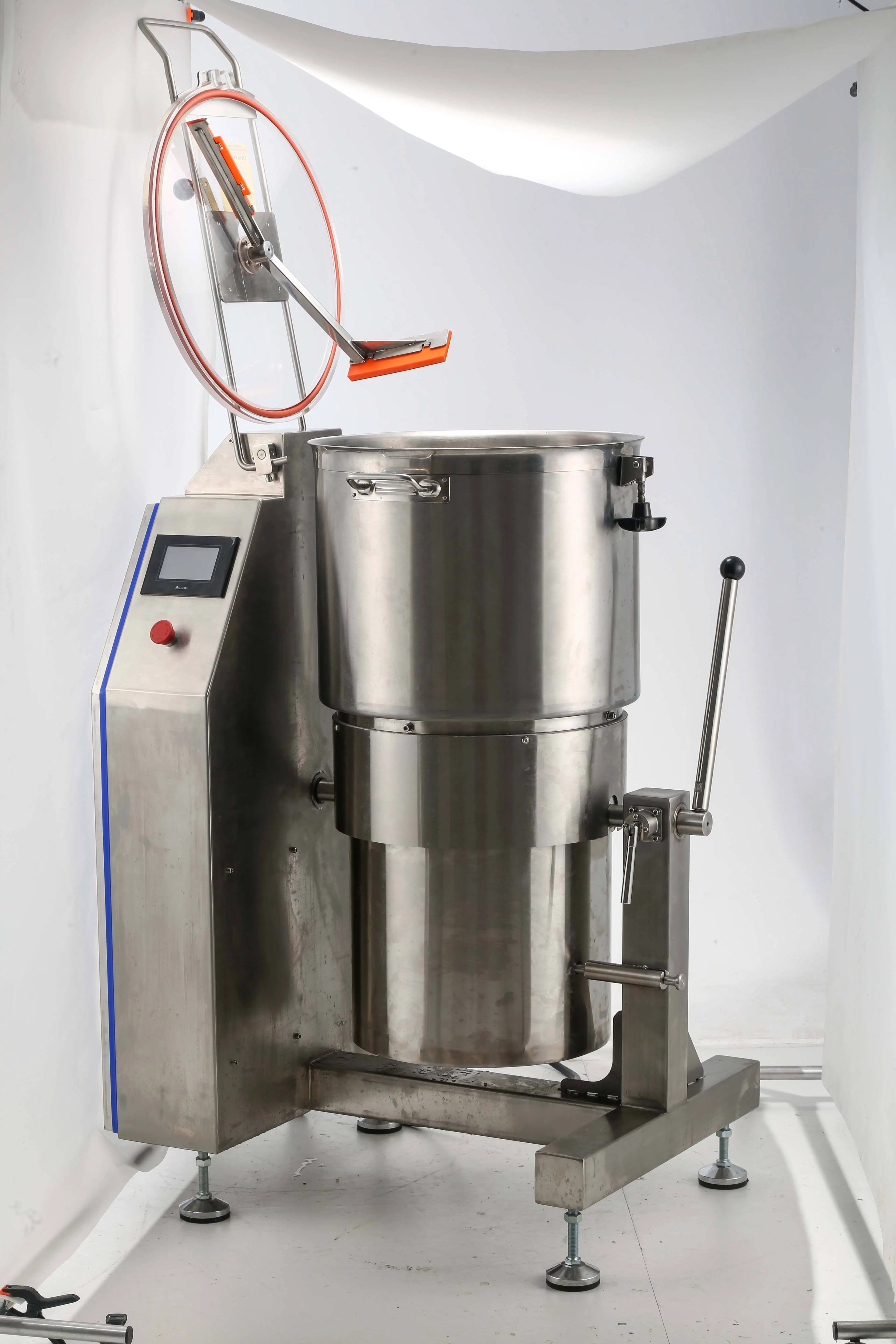 60L Industrial Vacuum Bowl Cutter/Mixer 11kW CNC Stainless Steel Food Processor for Meat Nut Butter/Vegetables 3000RPM