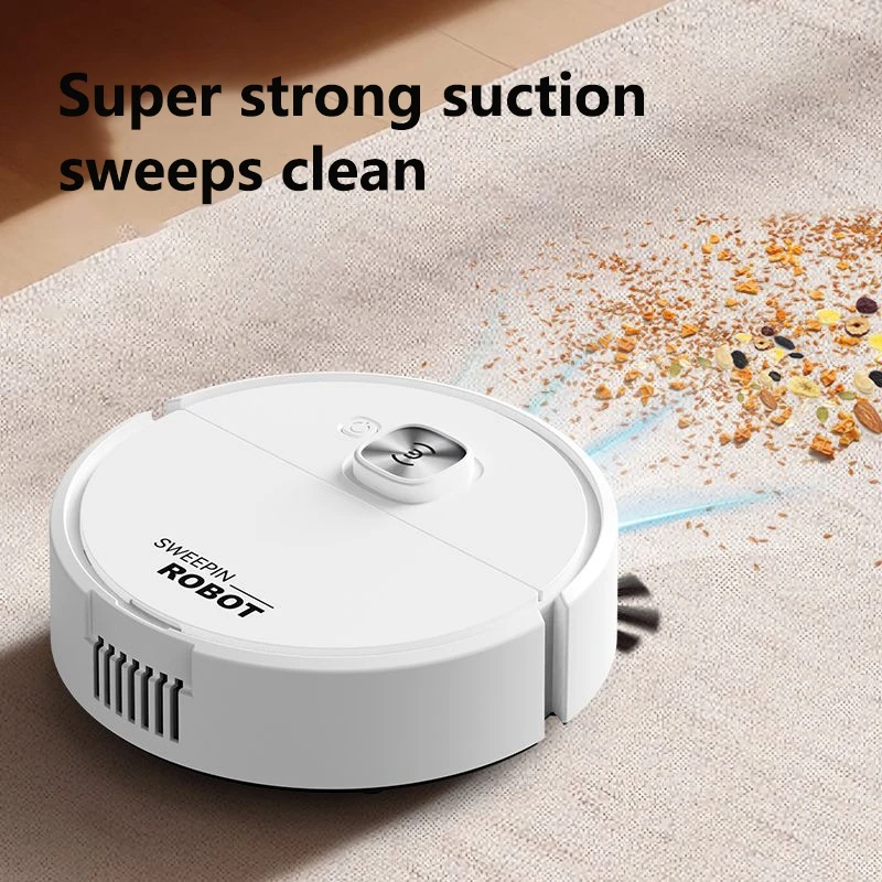 3-in-1 Low Noise Mini Sweeping Robot Intelligent Sweeping Integrated Fully Automatic Cleaning Sweeping Machine Appliance 2026
