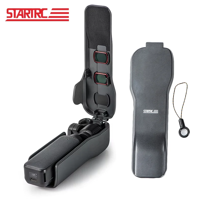 STARTRC dla DJI Osmo Pocket 3, futerał ochronny na obiektyw aparatu, osłona ekranu, chroniąca przed upadkiem, klapka, etui z szybkozłączką, akcesoria